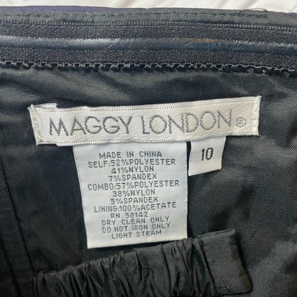 Maggy London Strapless Ruffle Cocktail Dress - Picture 8 of 13